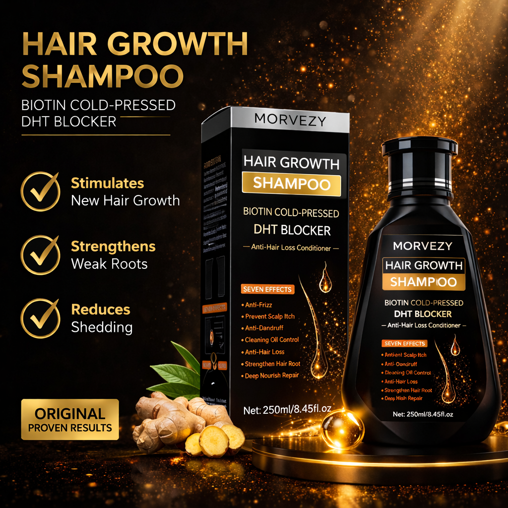 Morvezy™ Ginger Therapy Shampoo (250ml)