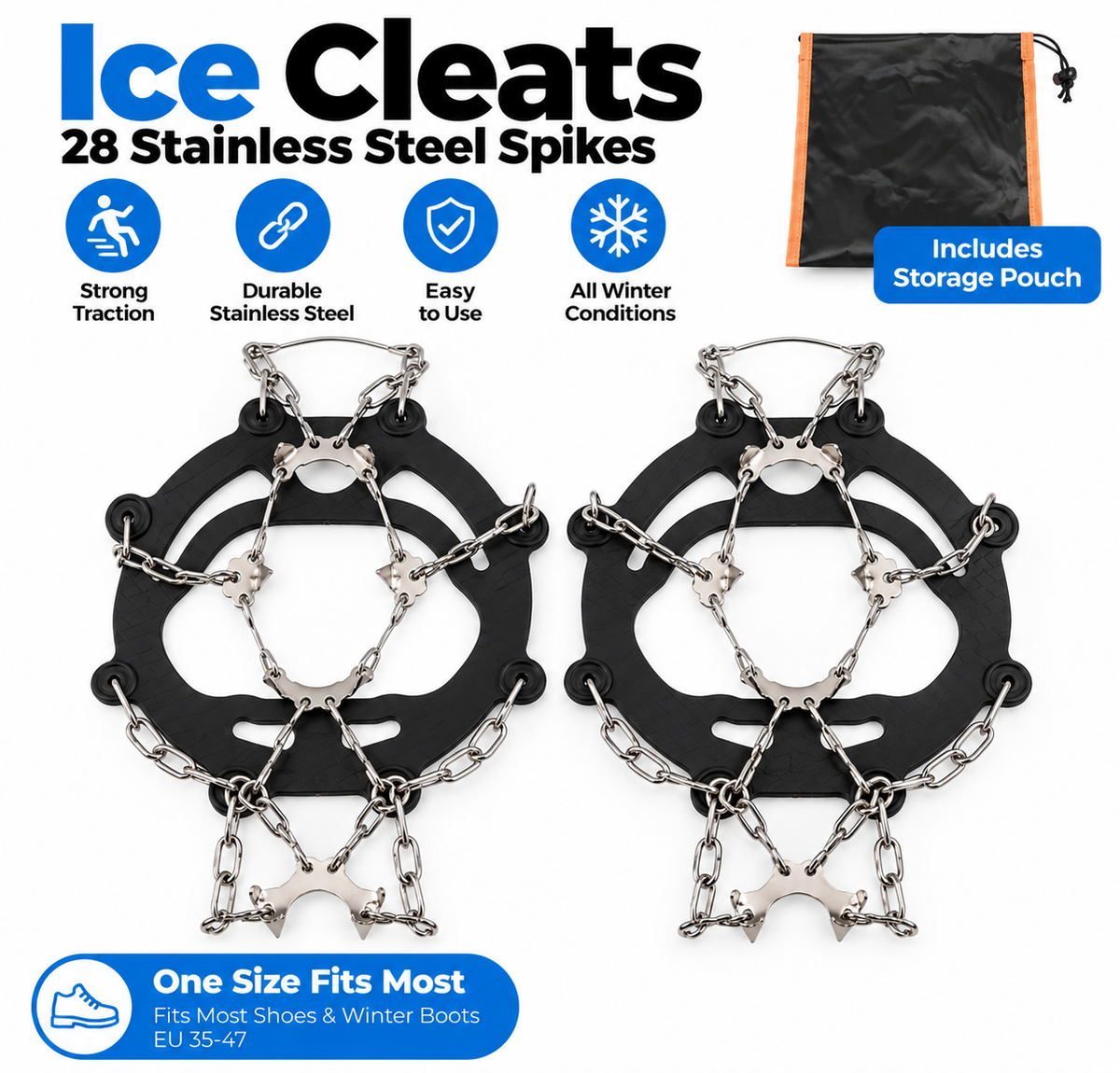 IceGrip Pro – Anti-Slip Snow & Ice Cleats