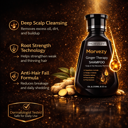 Morvezy™ Ginger Therapy Shampoo (250ml)