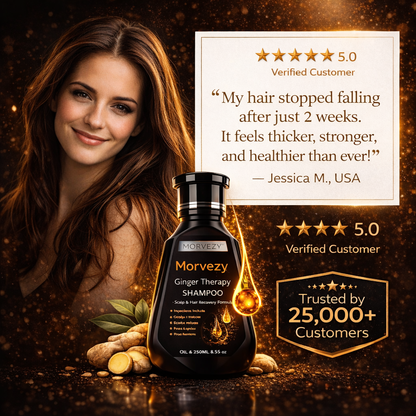 Morvezy™ Ginger Therapy Shampoo (250ml)