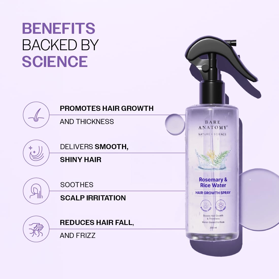 Bare Anatomy Rosemary Hair Growth Spray