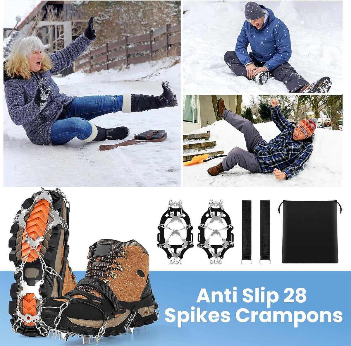 IceGrip Pro – Anti-Slip Snow & Ice Cleats