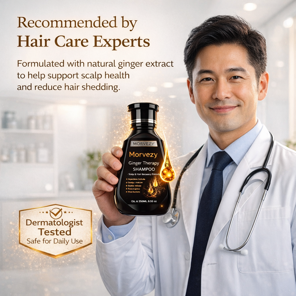 Morvezy™ Ginger Therapy Shampoo (250ml)