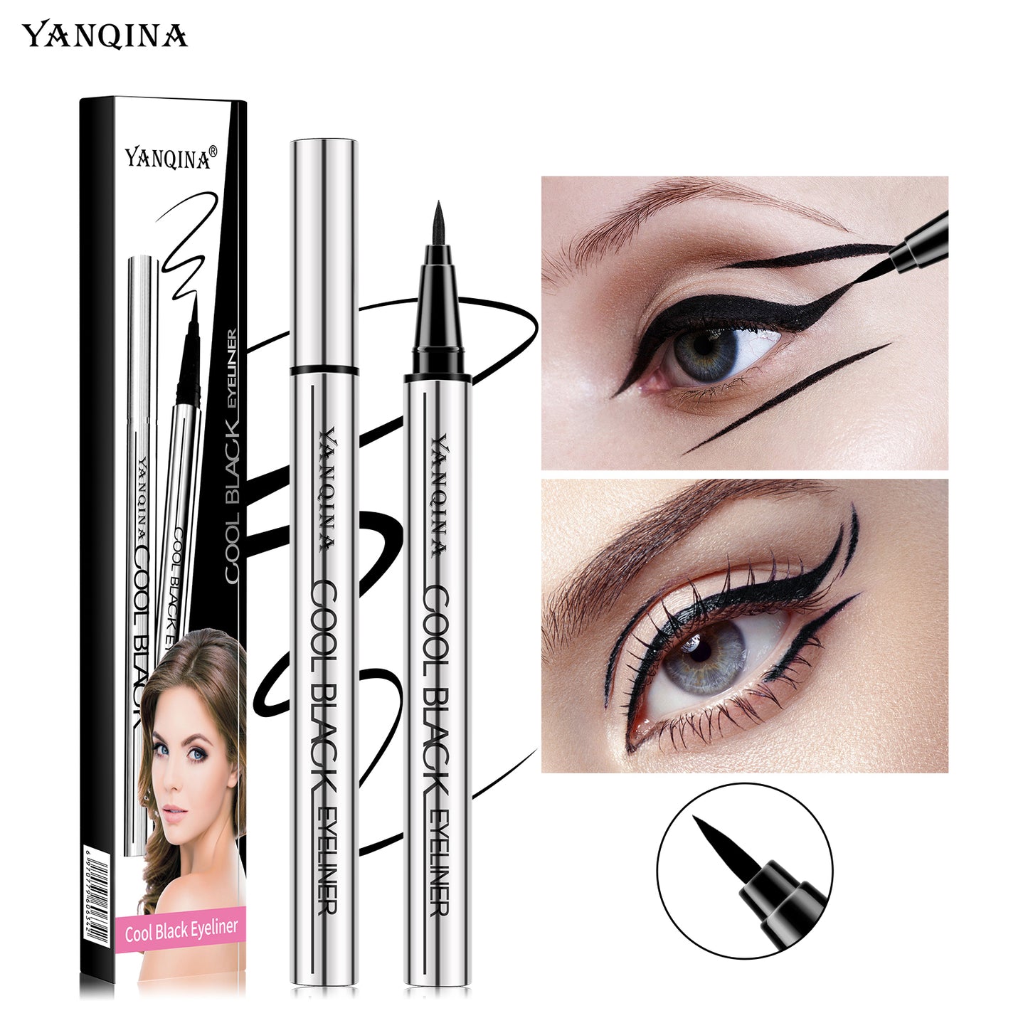 YANQINA SilkGlide Waterproof Eyeliner