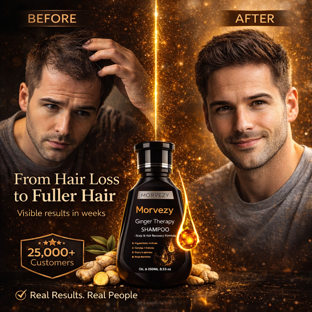 Morvezy™ Ginger Therapy Shampoo (250ml)