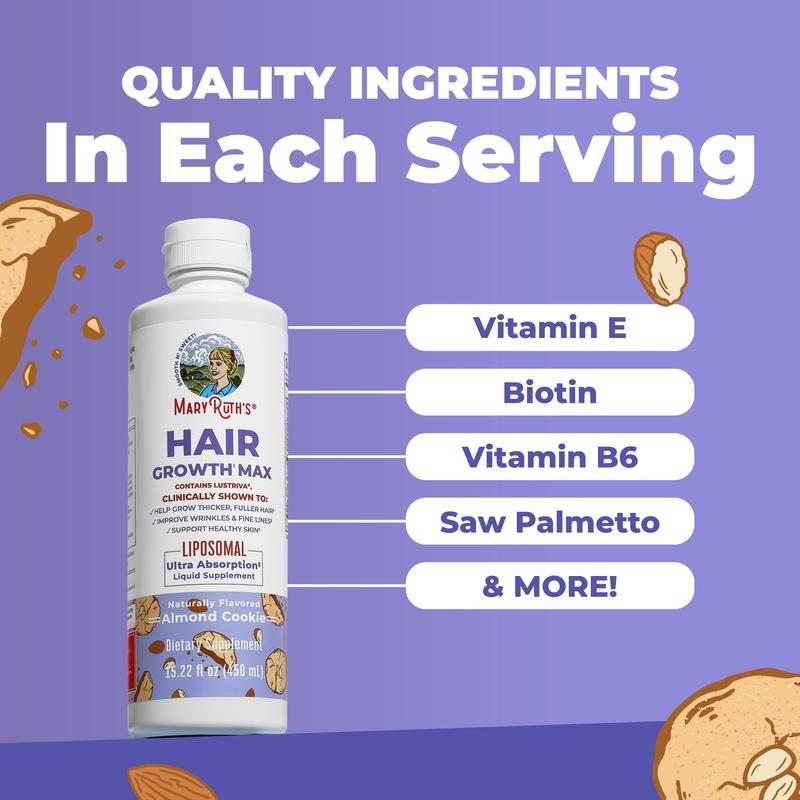 MaryRuth's  HairGrowth Max Liposomal Serum