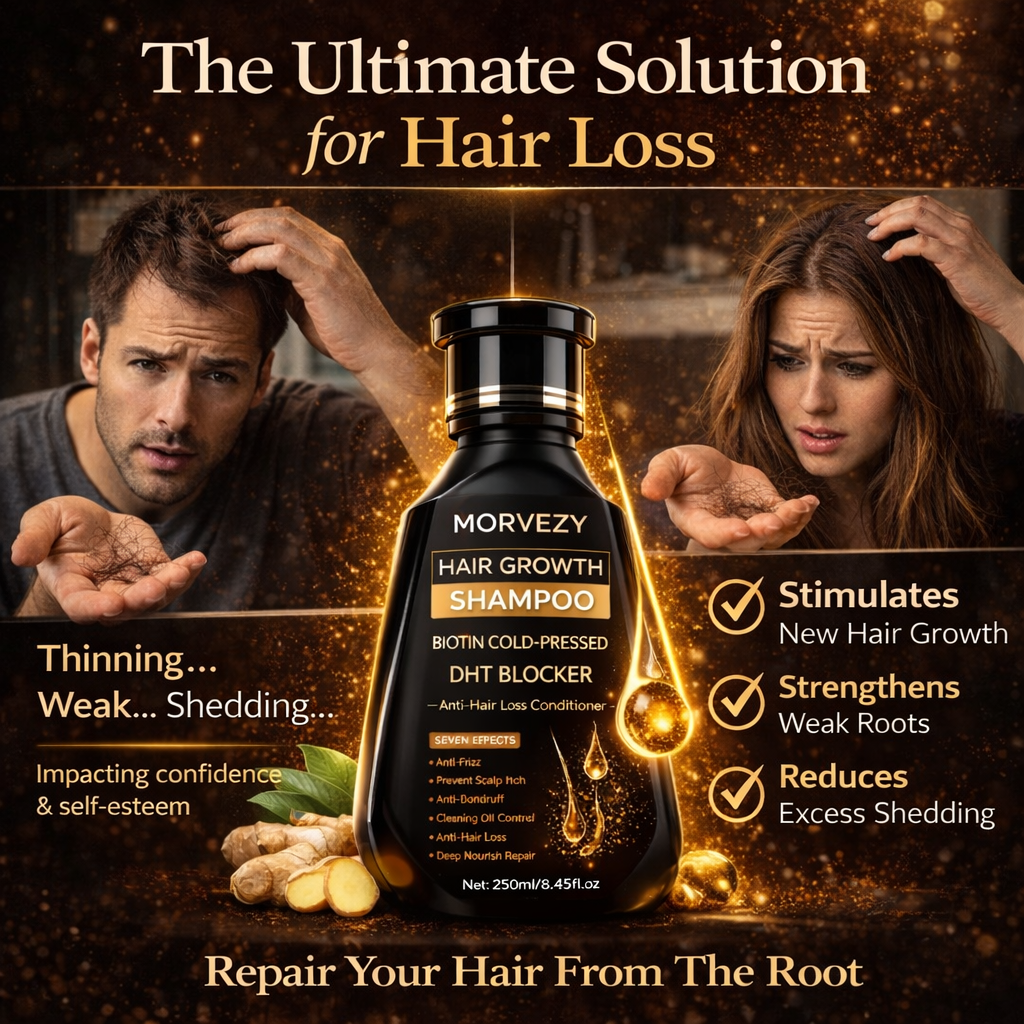 Morvezy™ Ginger Therapy Shampoo (250ml)